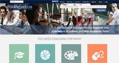 Desktop Screenshot of clickforcoach.com